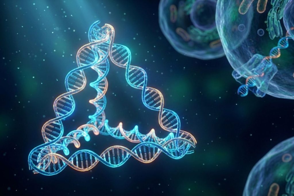 Amita Health Care ci porta il primo tetraedro di DNA capace di penetrare nelle cellule della pelle Amita Health Care ci porta il primo tetraedro di DNA capace di penetrare nelle cellule della pelle