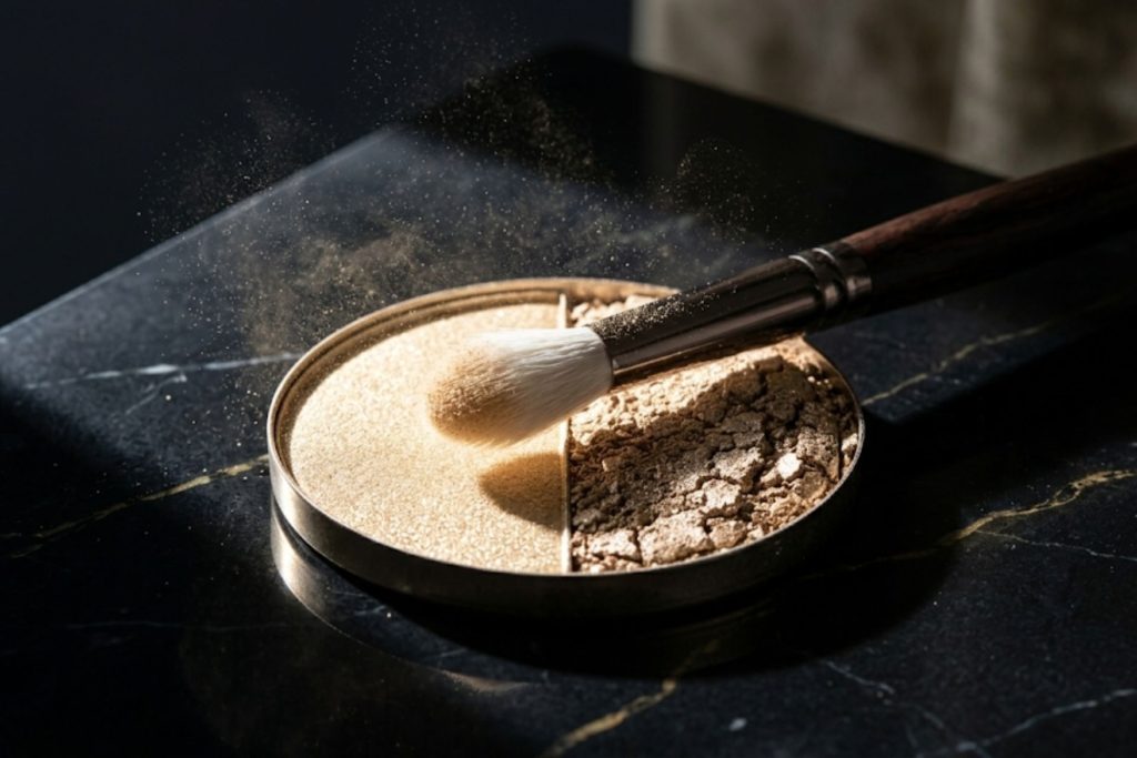 Non è colpa della mica: filler, leganti e la fisica della compressione nell'highlighter pressato