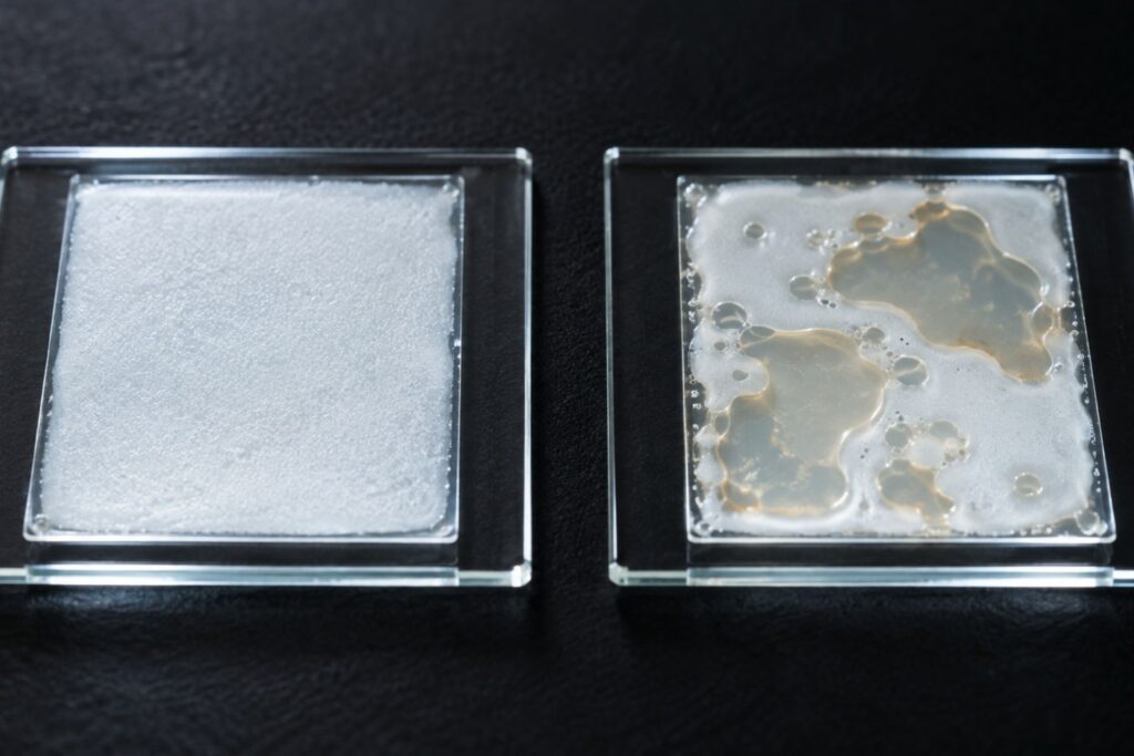 Come capire se un'emulsione cosmetica è davvero stabile