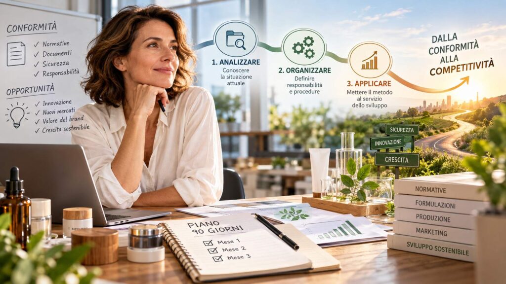 Dalla conformità alla competitività: una strategia di modernizzazione per le PMI cosmetiche